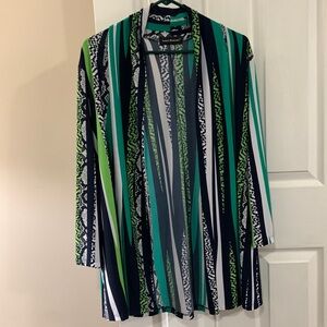 Travel Elements Open Front Jacket Cardigan Medium